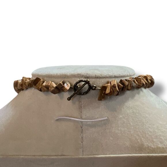 Bundle Sale 3 for $15 | Stone Necklace with Large Centerpiece - Picture 4 of 7